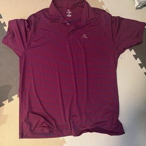 Rhoback red and blue polo XL
